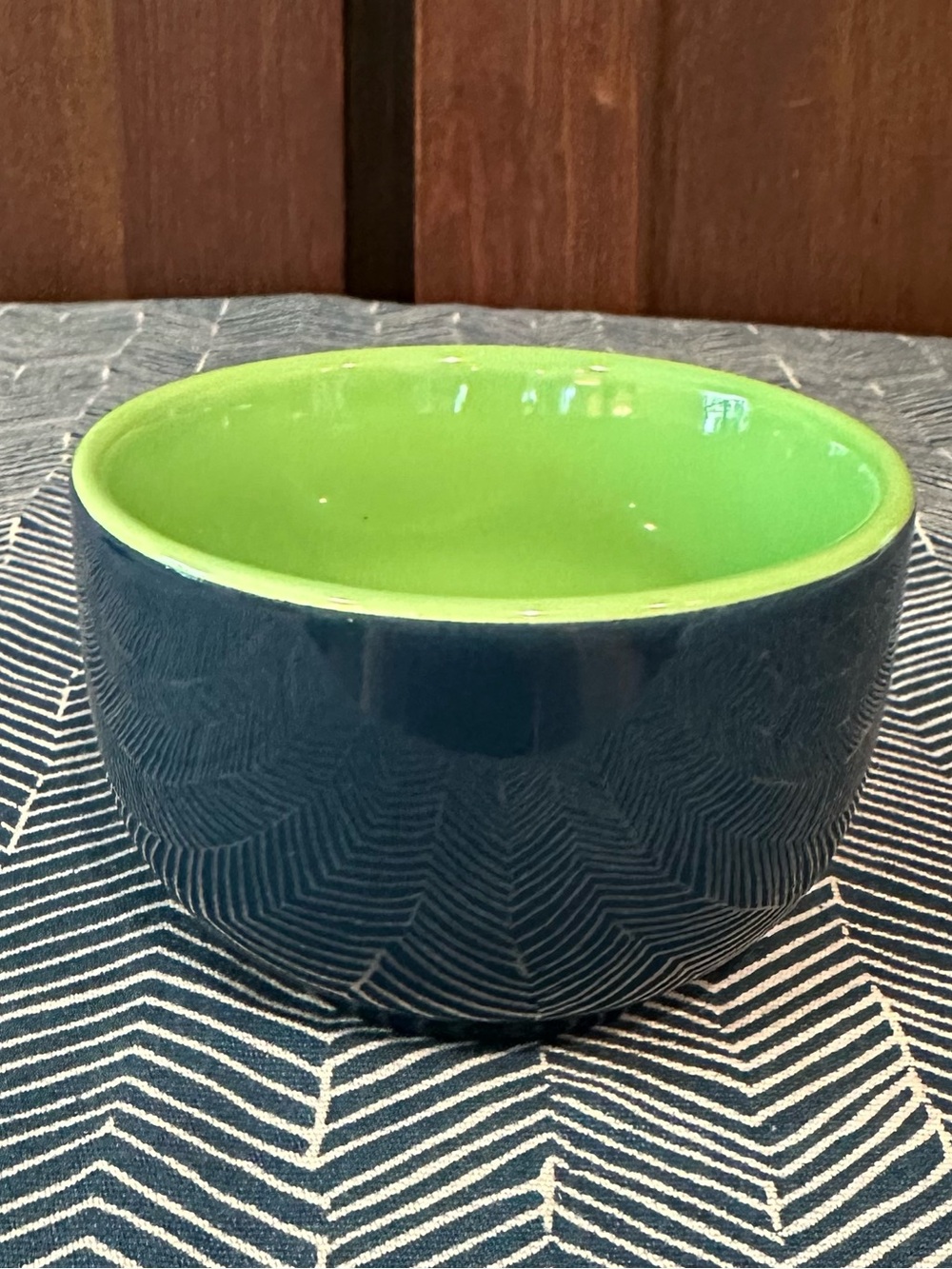 Small, ceramic dip bowl